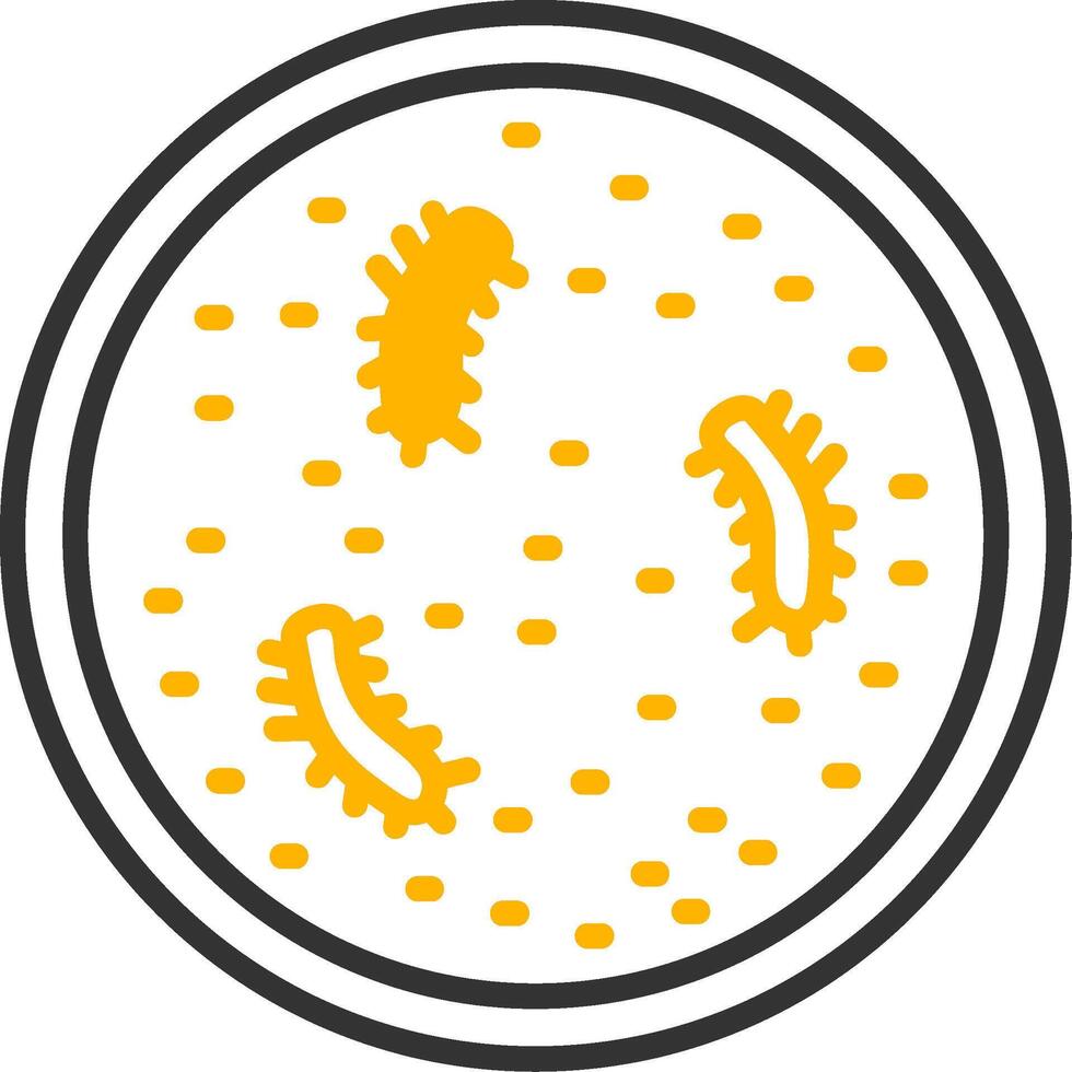 Enterobacter cloacae Hospital Acquired Bacteria Line Two Color vector