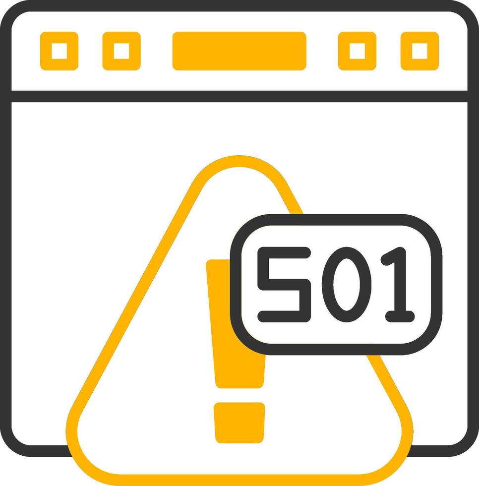 Error 501 Not Implemented Feature Line Two Color vector