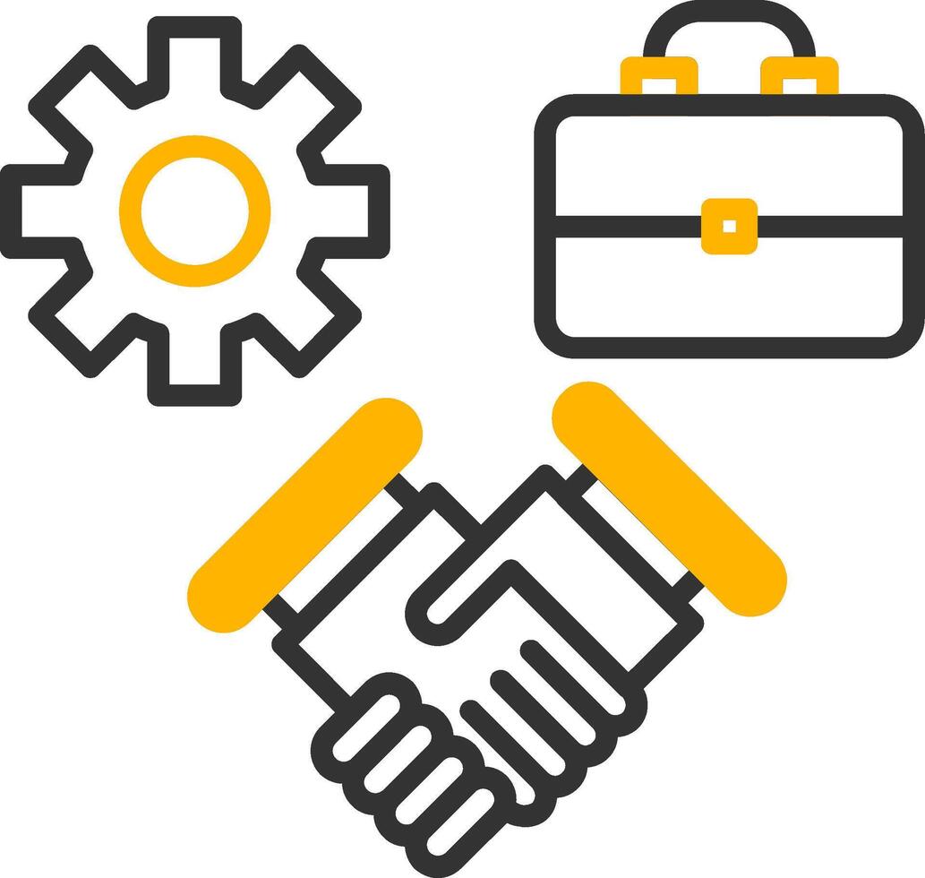 Team Collaboration App Suite Line Two Color vector