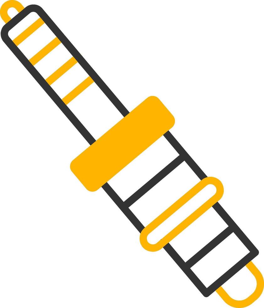 Platinum Spark Plug Line Two Color vector