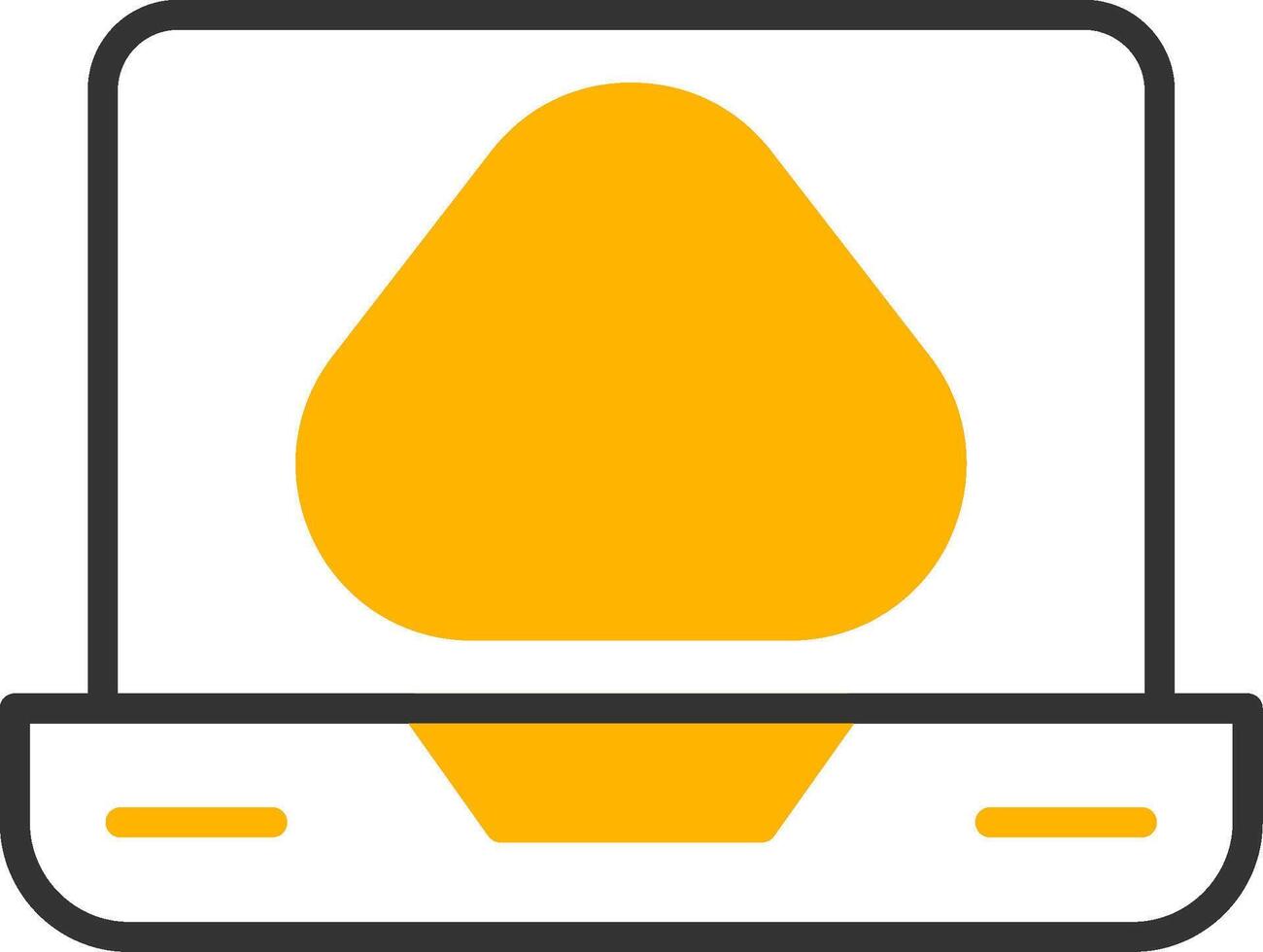 Vercel Frontend Hosting Icon Line Two Color vector