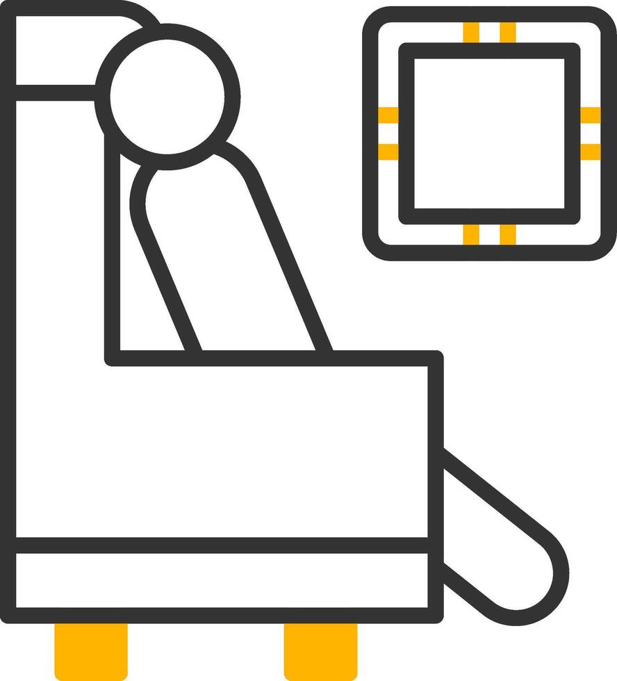 Budget Economy Class Section Line Two Color vector