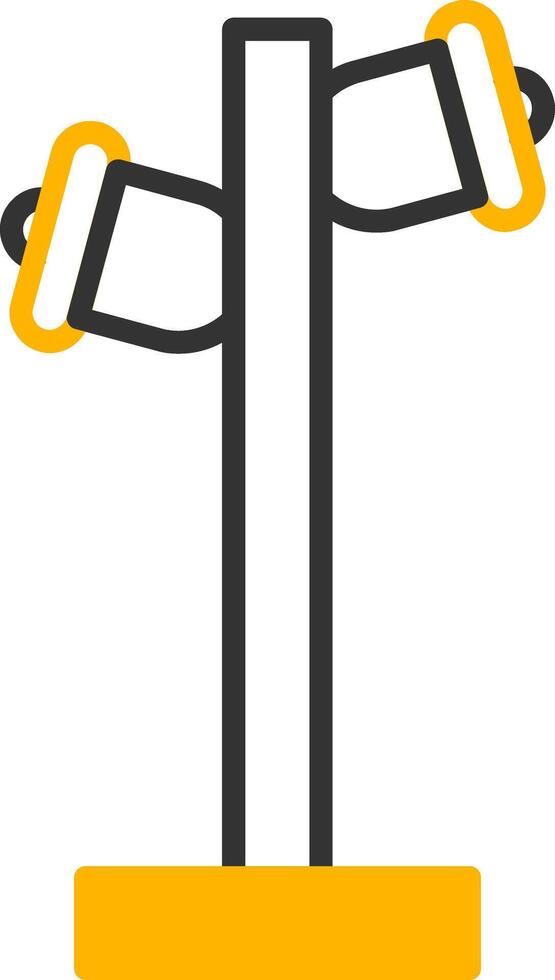 Station Public Announcement System Line Two Color vector