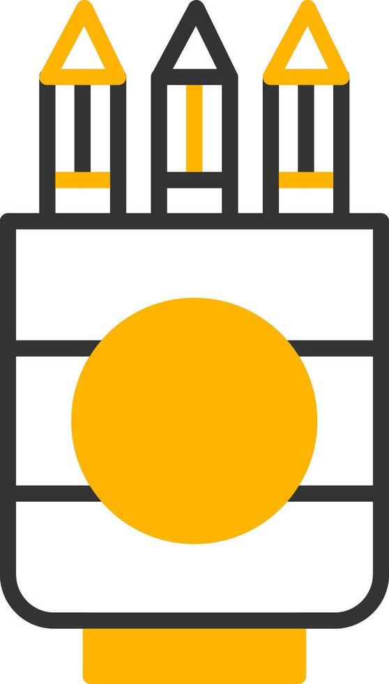 On Campus Supplies Store Line Two Color vector