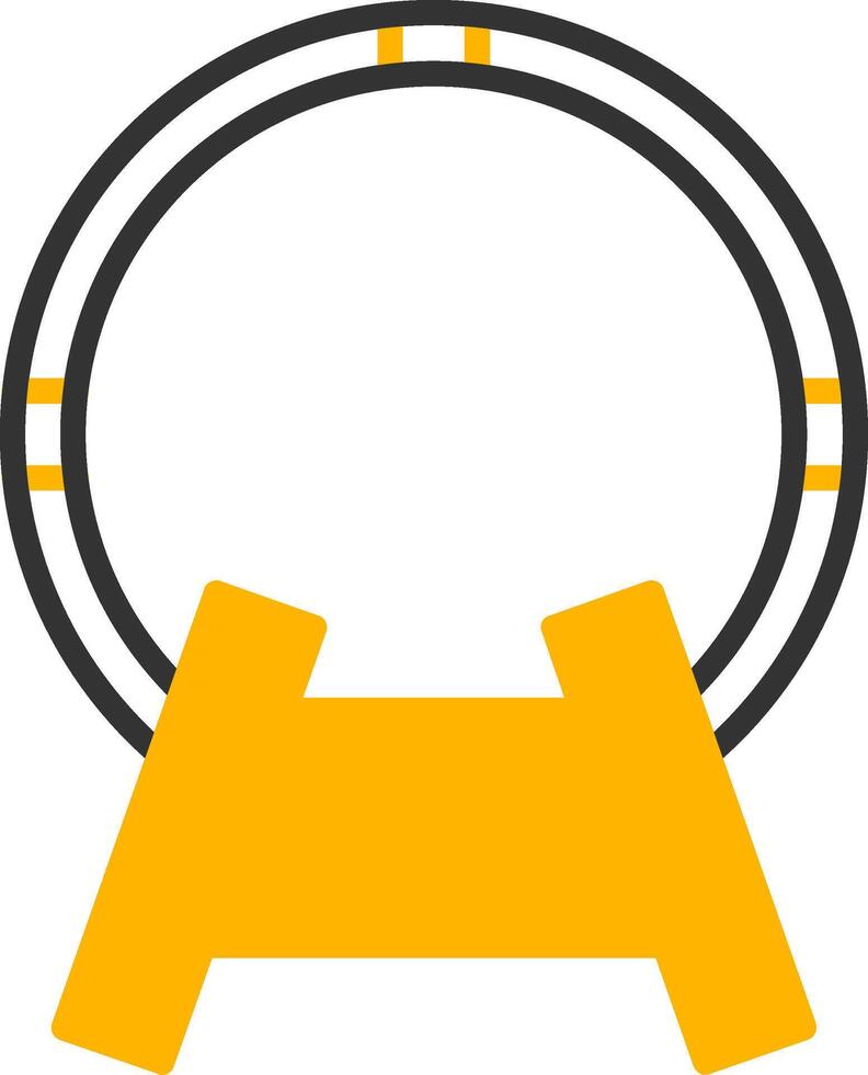 Overhead Subway Lighting Fixtures Line Two Color vector