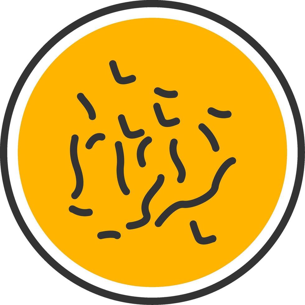 MycobacteriaMycobacterium fortuitum Environmental Mycobacteria Line Two Color vector