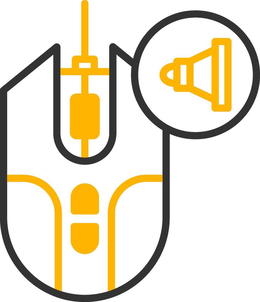 Unmute Microphone Audio Line Two Color vector