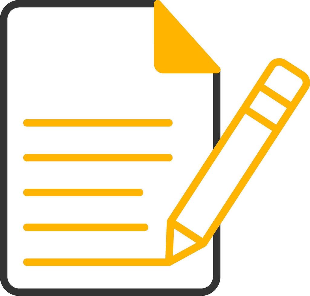 Web Manifest Config File Line Two Color vector