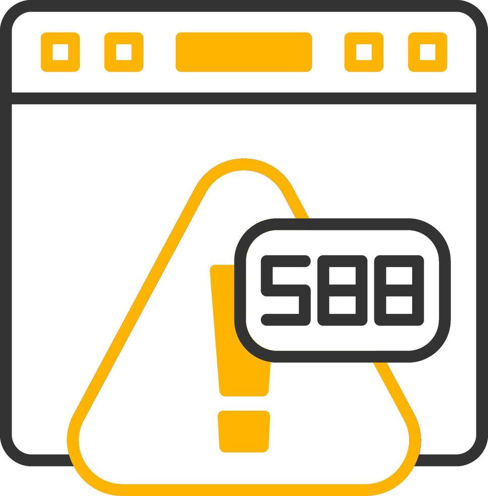 error 588 Velocidad limitante apoderado línea dos color vector