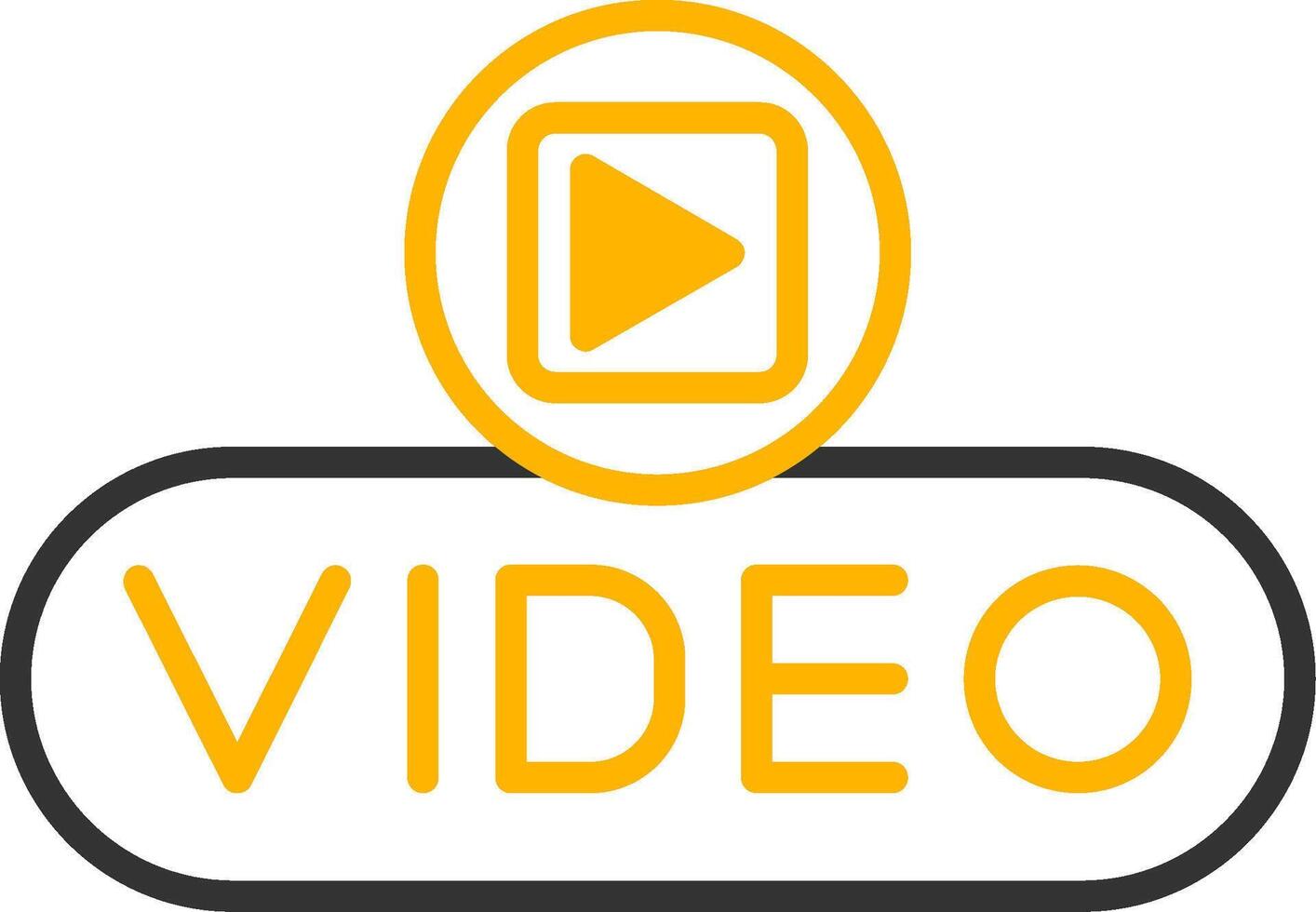 Insert Button Line Two Color vector