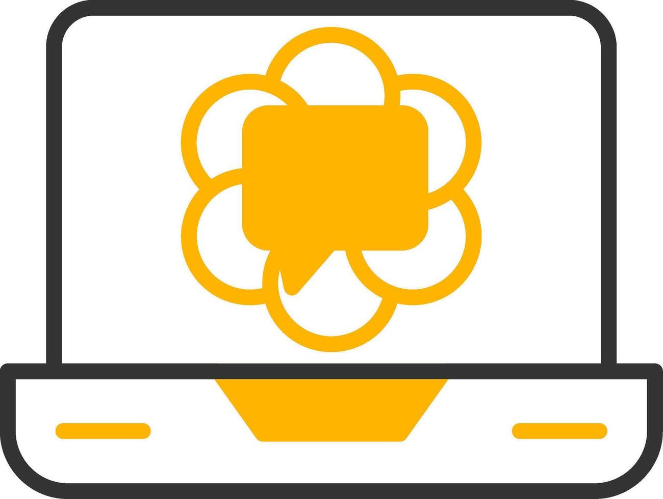 WebRTC Real Time Protocol Line Two Color vector