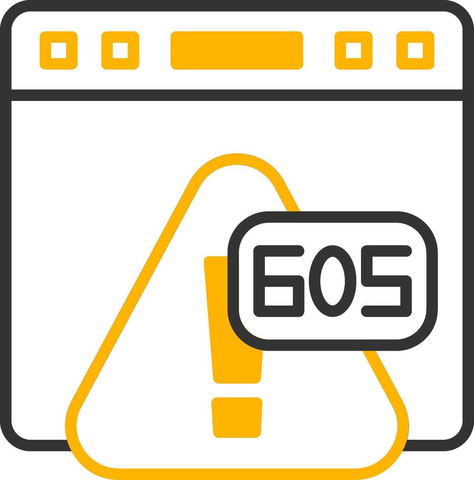 Error 605 SDK Initialization Failed Line Two Color vector