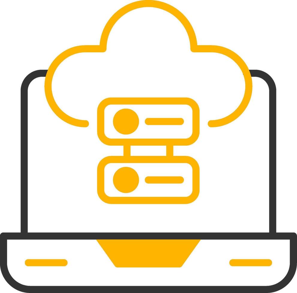 Static Site Generation Symbol Line Two Color vector