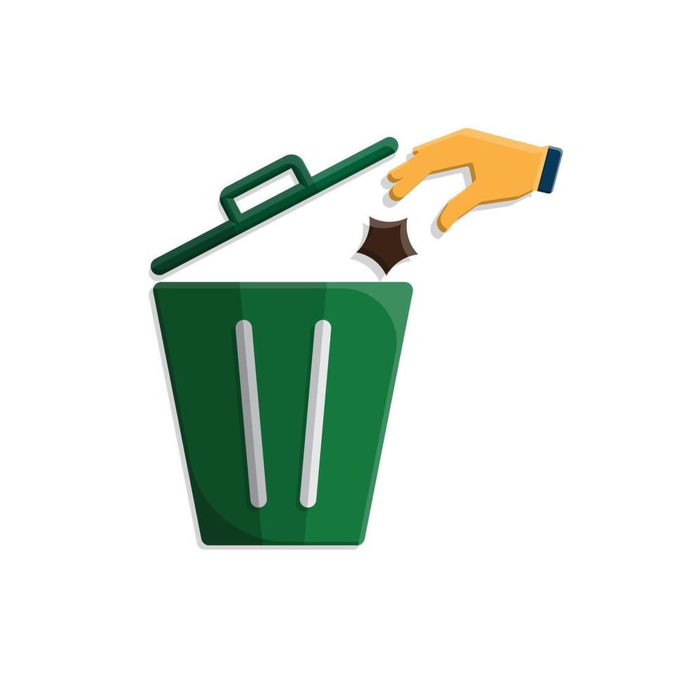 trash icon. throw away trash. recycling symbol. sustainability. reuse web icon, eco-friendly, used goods, green energy,ns vector