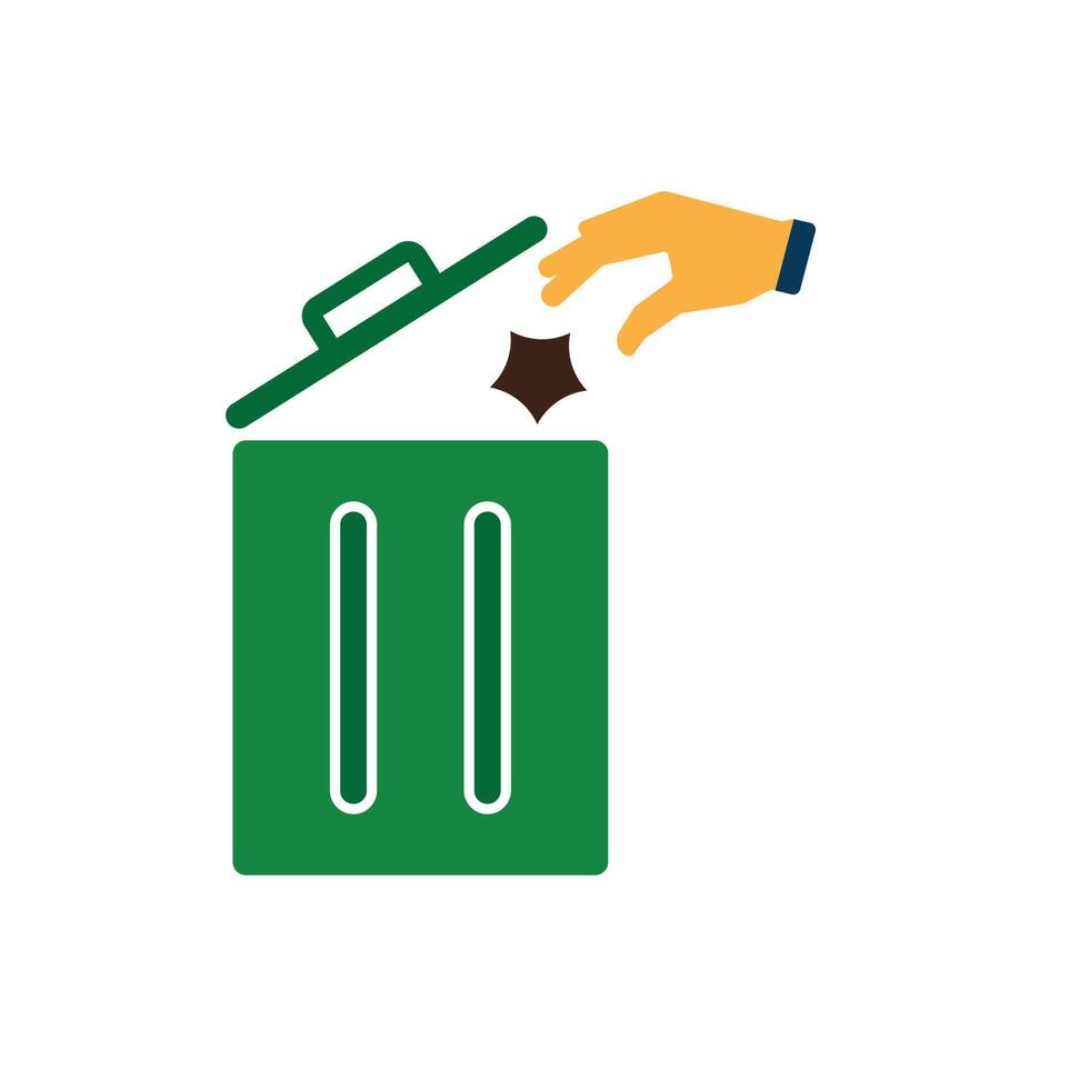 trash icon. throw away trash. recycling symbol. sustainability. reuse web icon, eco-friendly, used goods, green energy.y83 vector