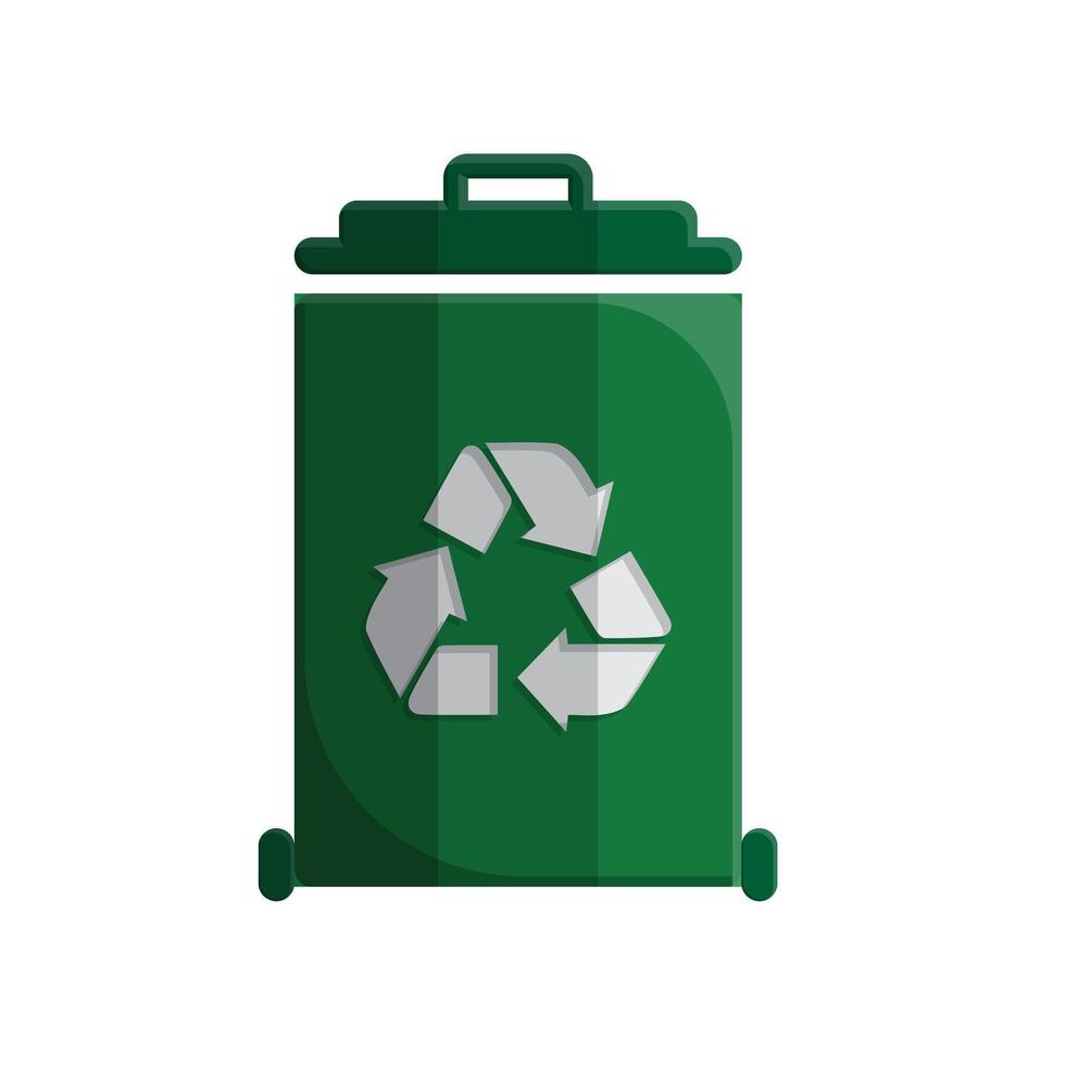trash bin icon. recycling symbol. sustainability. reuse web icon, eco-friendly, used goods, green energy. vector