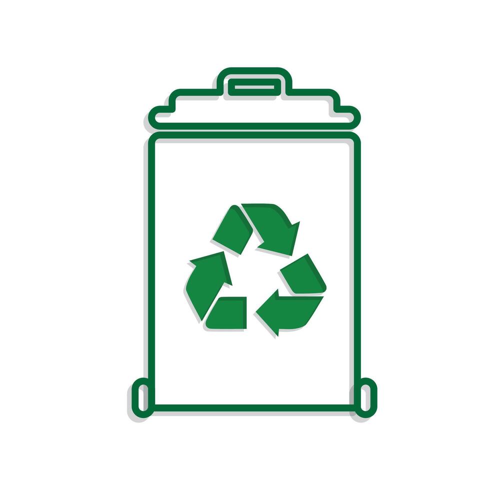 trash bin icon. recycling symbol. sustainability. reuse web icon, eco-friendly, used goods, green energy12 vector