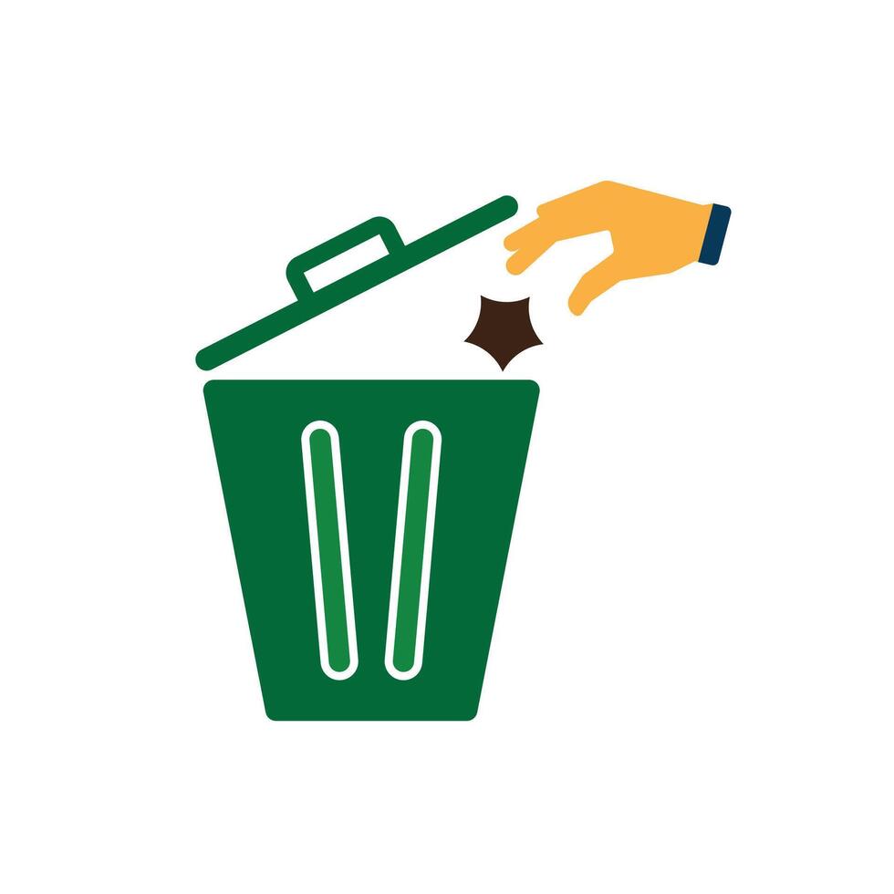 trash icon. throw away trash. recycling symbol. sustainability. reuse web icon, eco-friendly, used goods, green energy6 vector