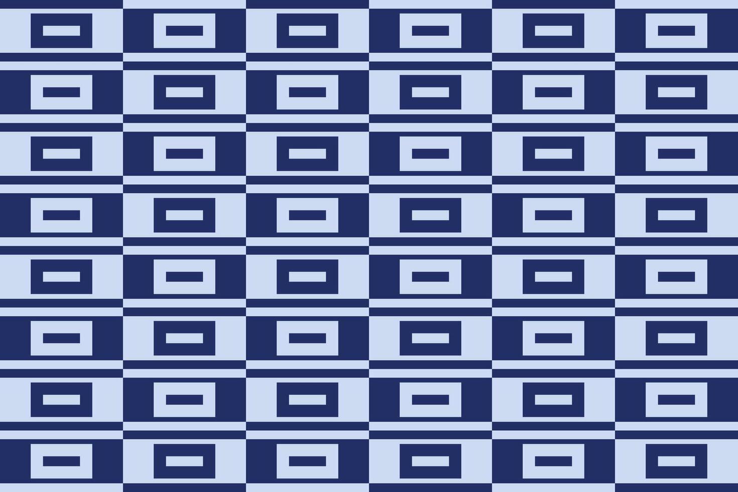 A blue and white checkered pattern vector
