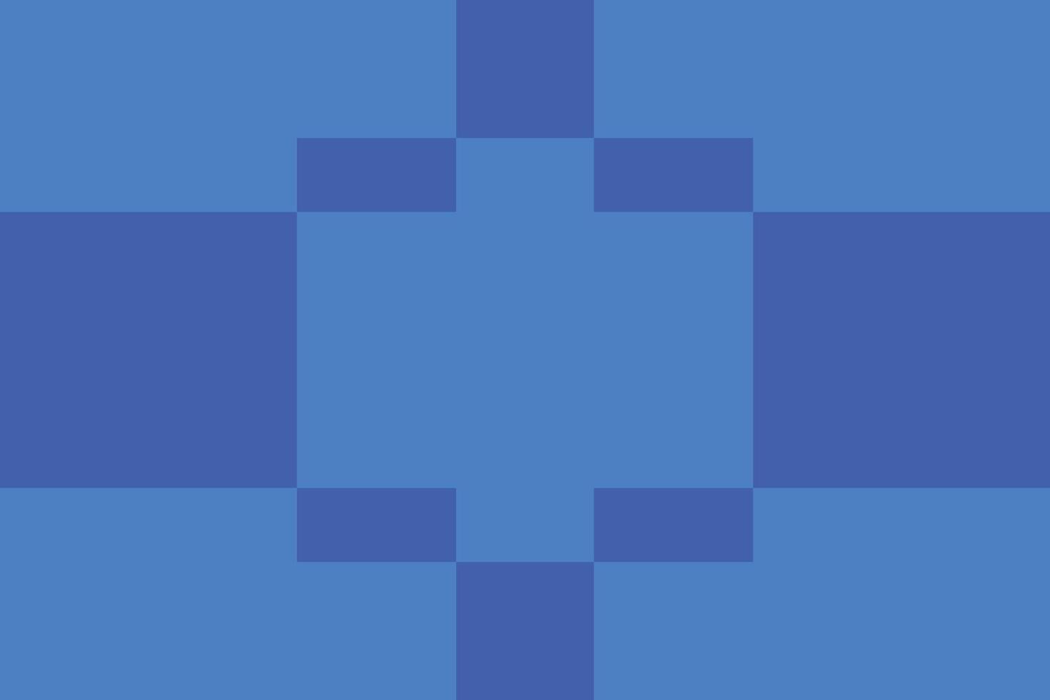 A blue square with squares on it vector