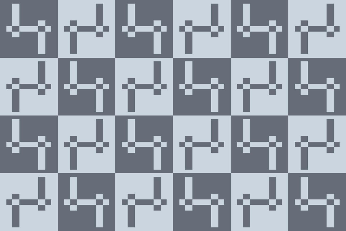 A pattern of squares in gray and white vector