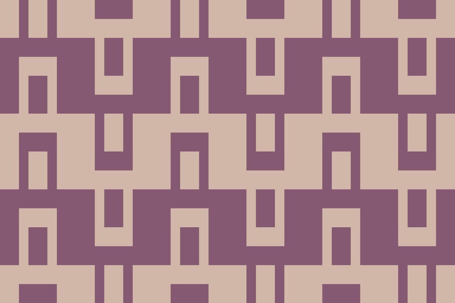 A purple and beige pattern with squares vector