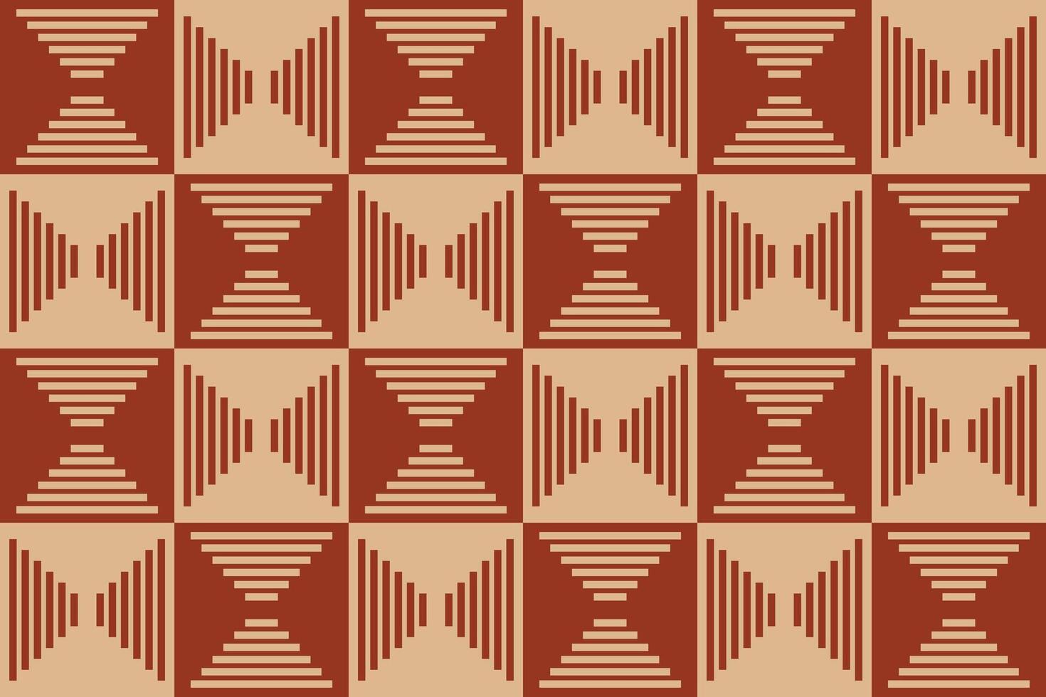 A pattern with red and brown rectangles background vector