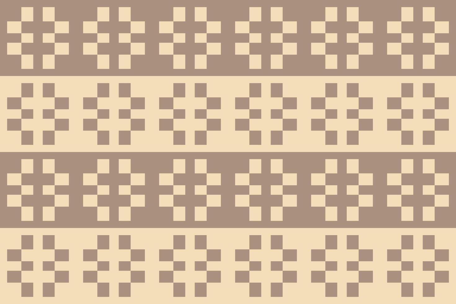 A pattern with brown squares geometric background vector