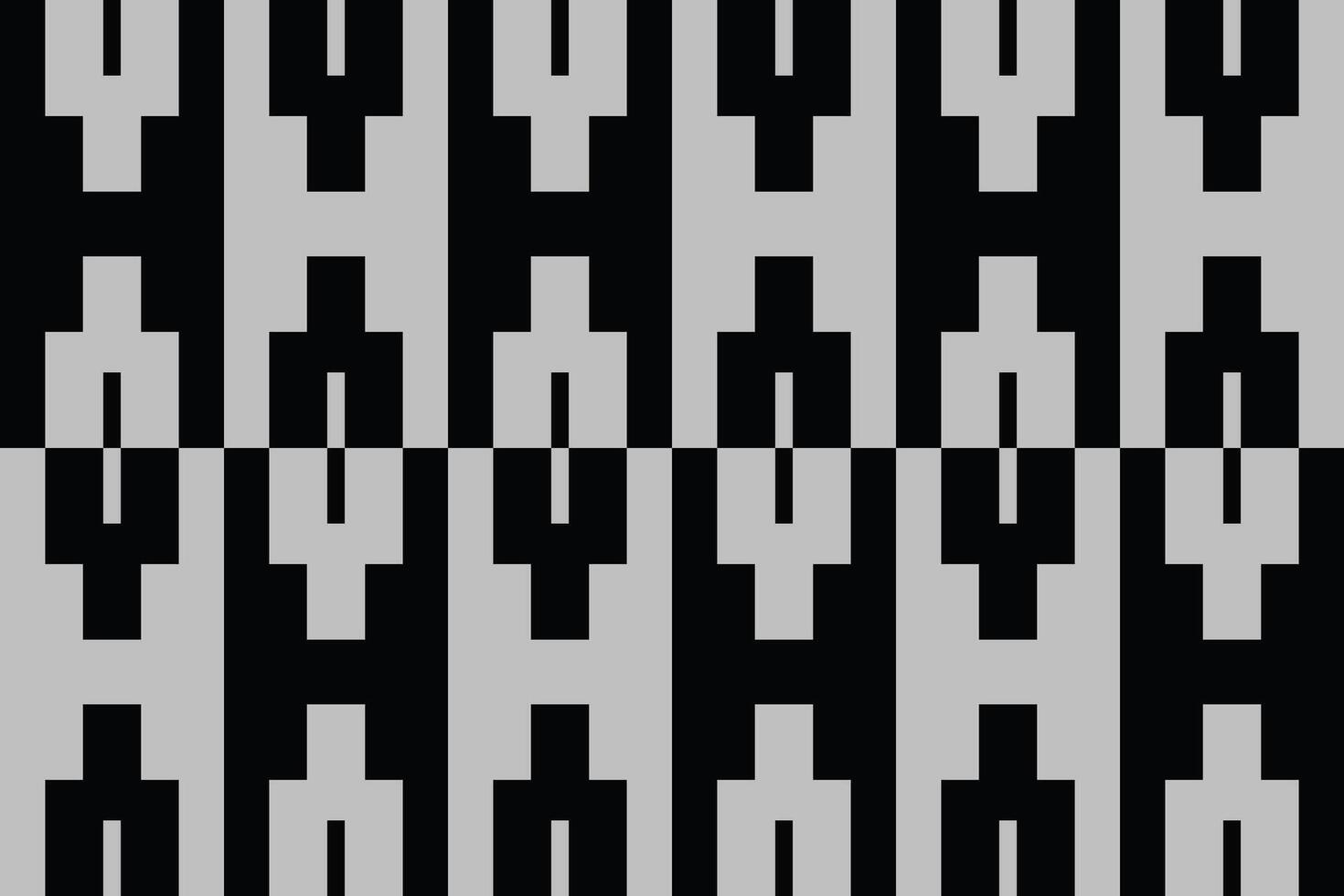 A black and white pattern with squares vector