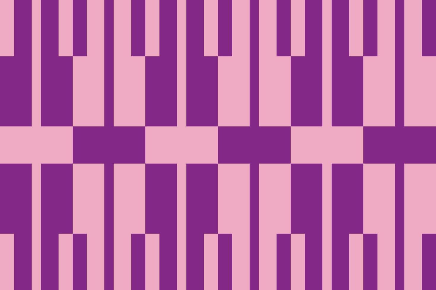 Piano keys in purple and pink vector