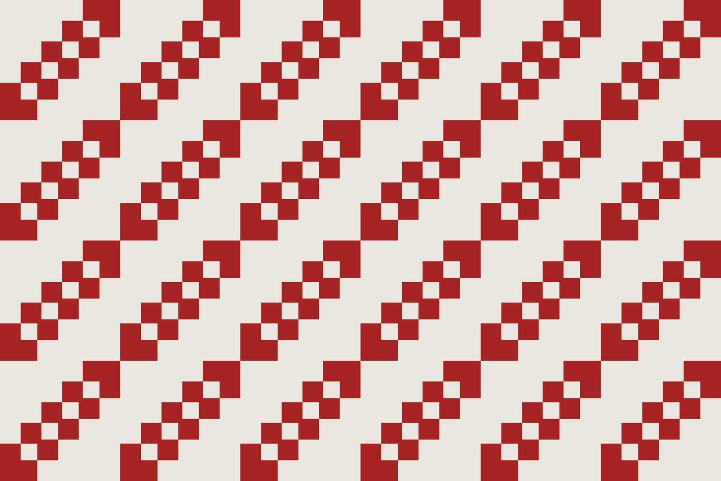 A red and white checkered pattern vector