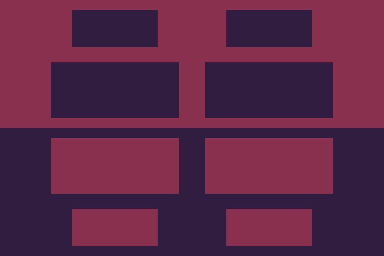 A purple and black square pattern on a red background vector