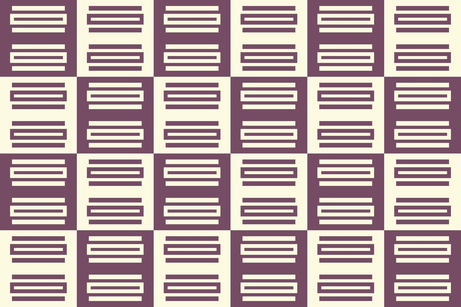 A pattern of squares in purple and white vector