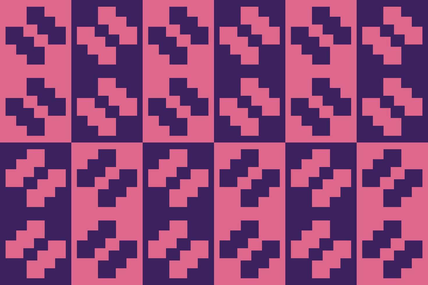 A pink and purple pattern with squares vector