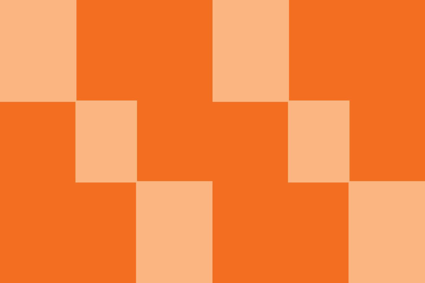 An orange and white background with squares vector