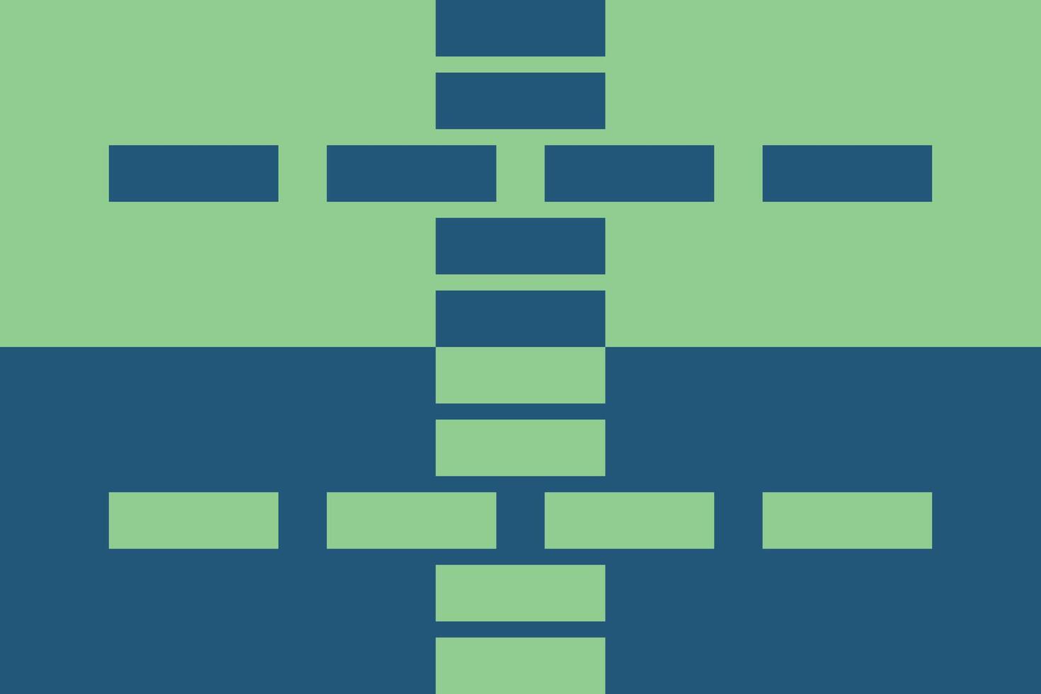 A cross with a green and blue background vector
