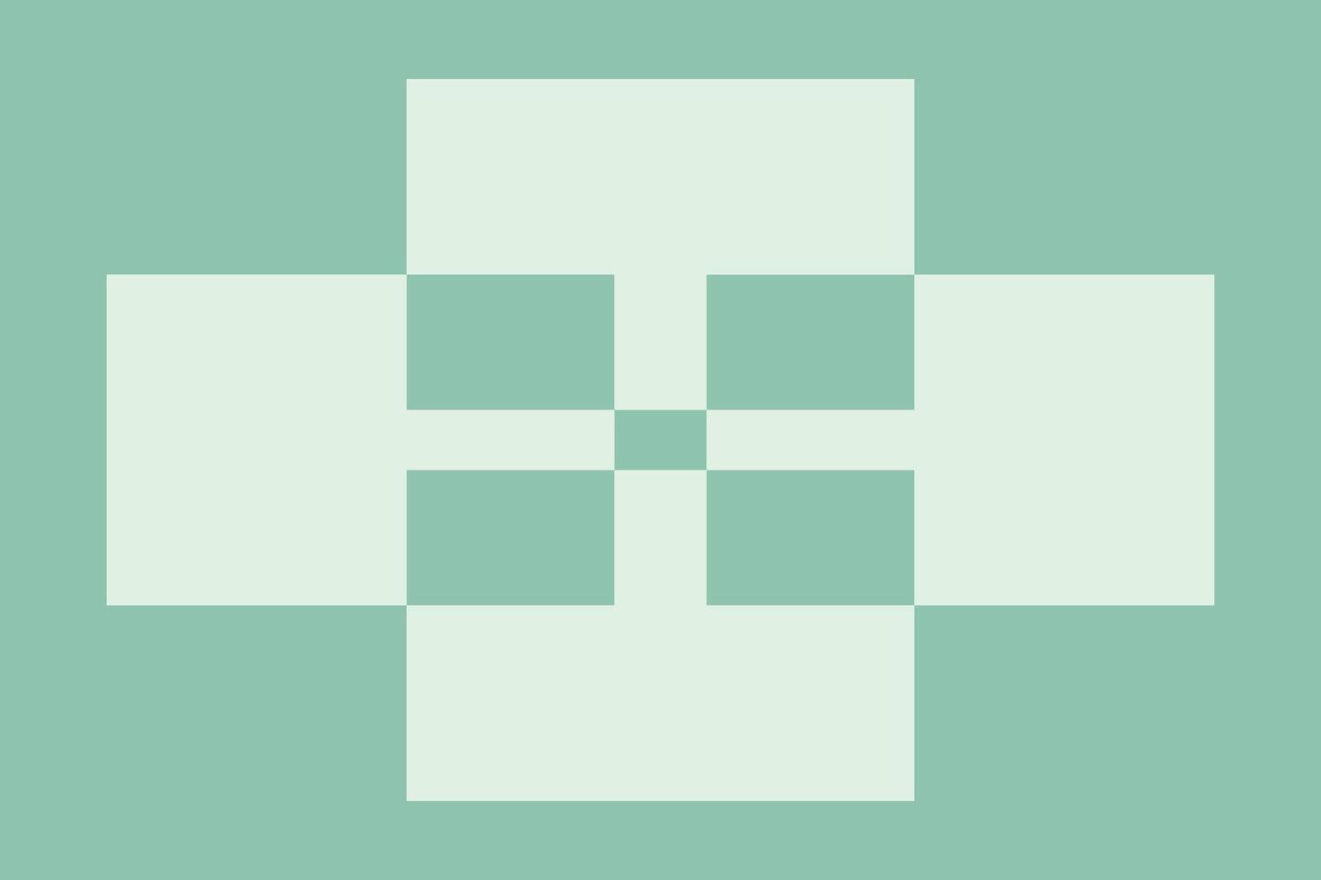 A white cross on a green background vector