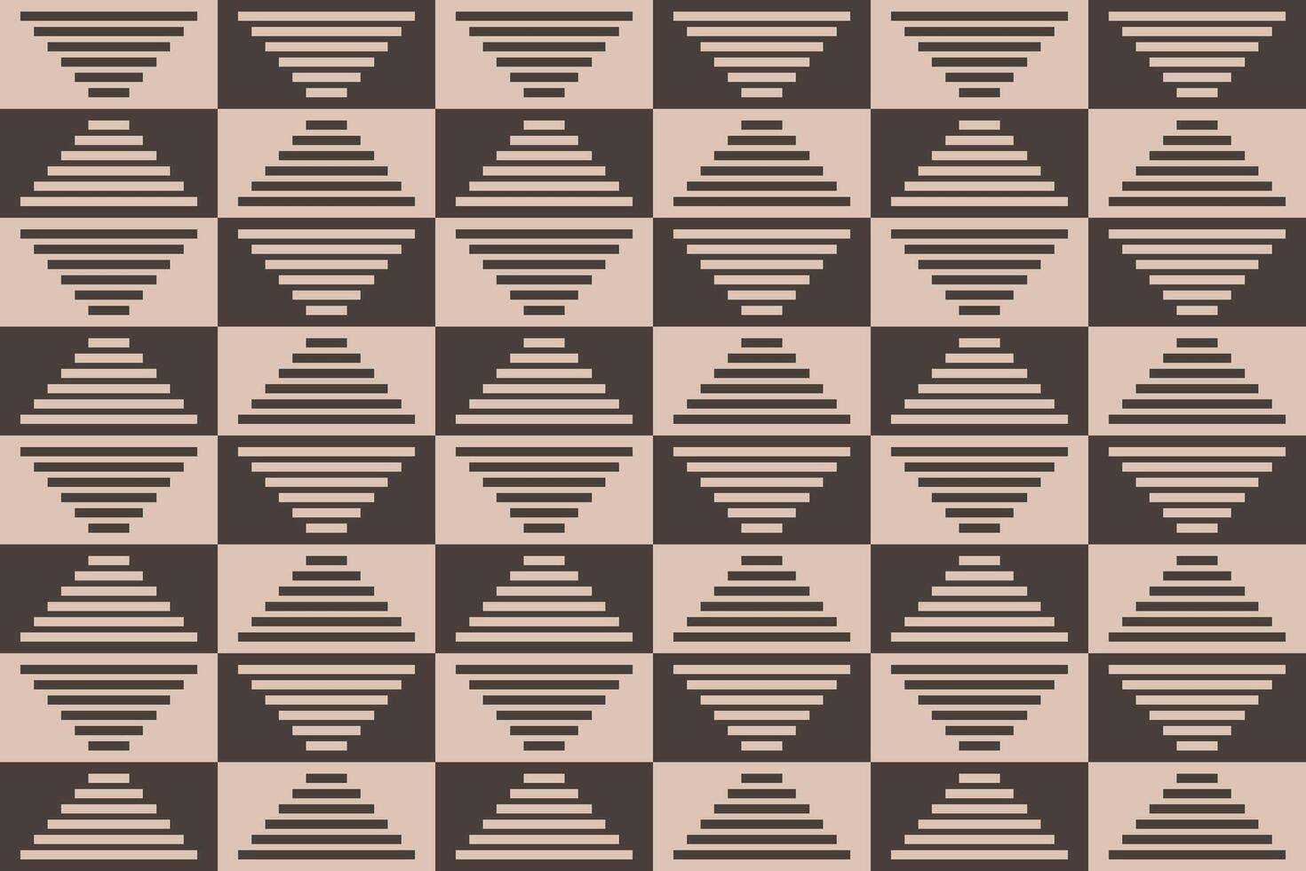A black and white checkered pattern with a diamond shape vector