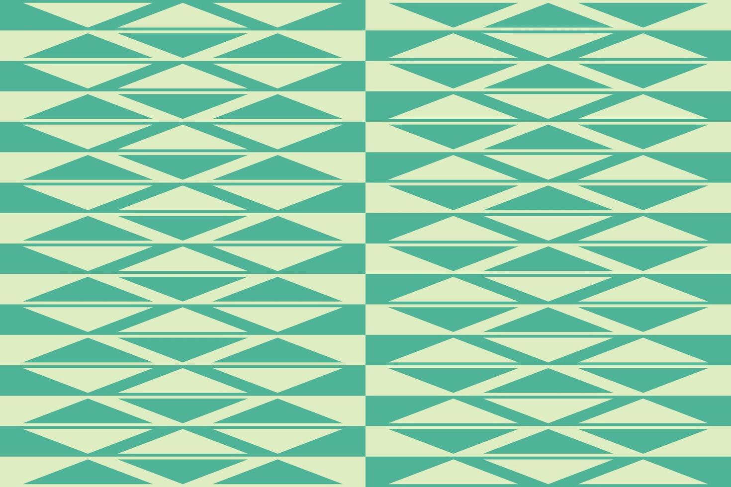 A green and white geometric pattern vector