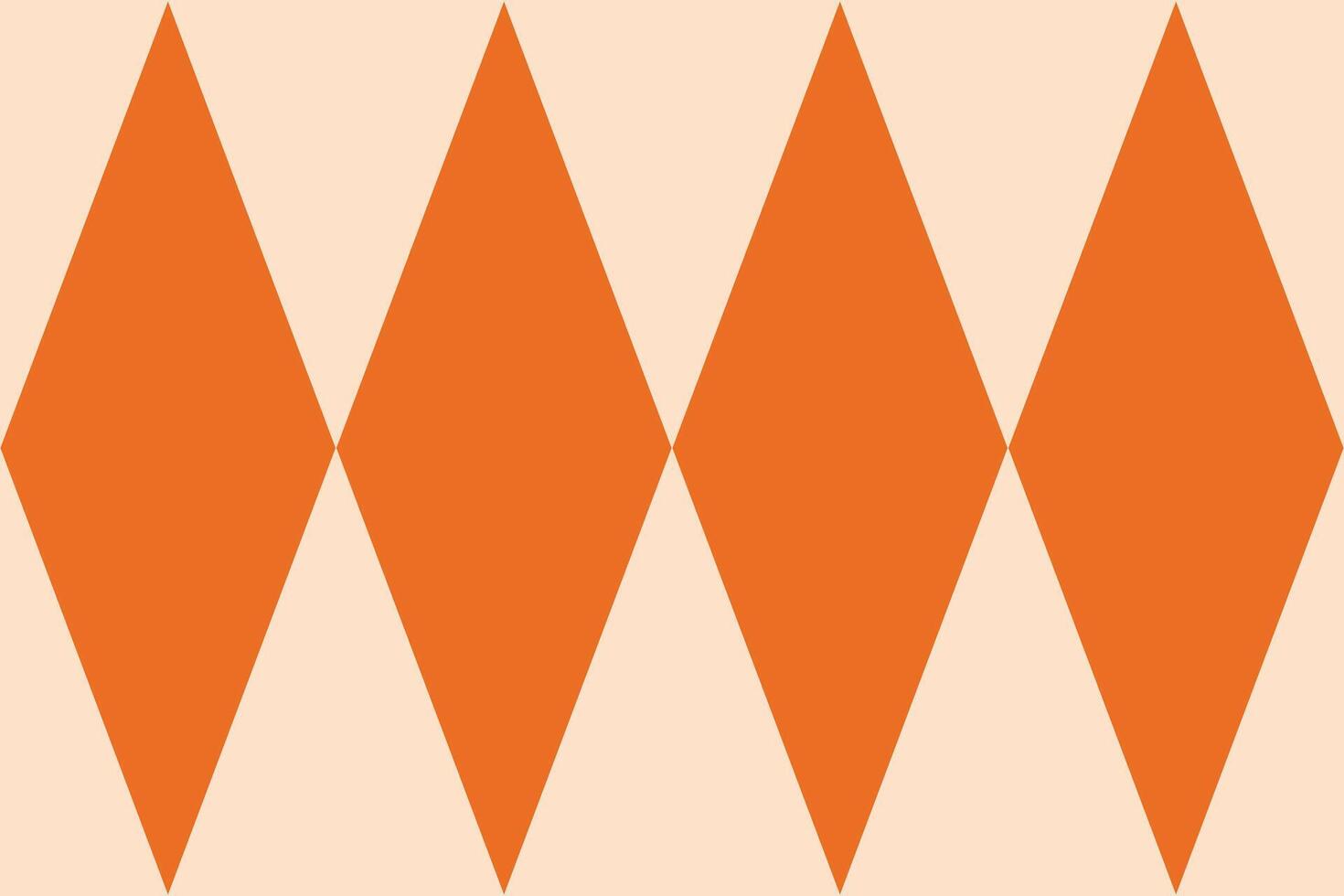 Orange and white diamond pattern vector