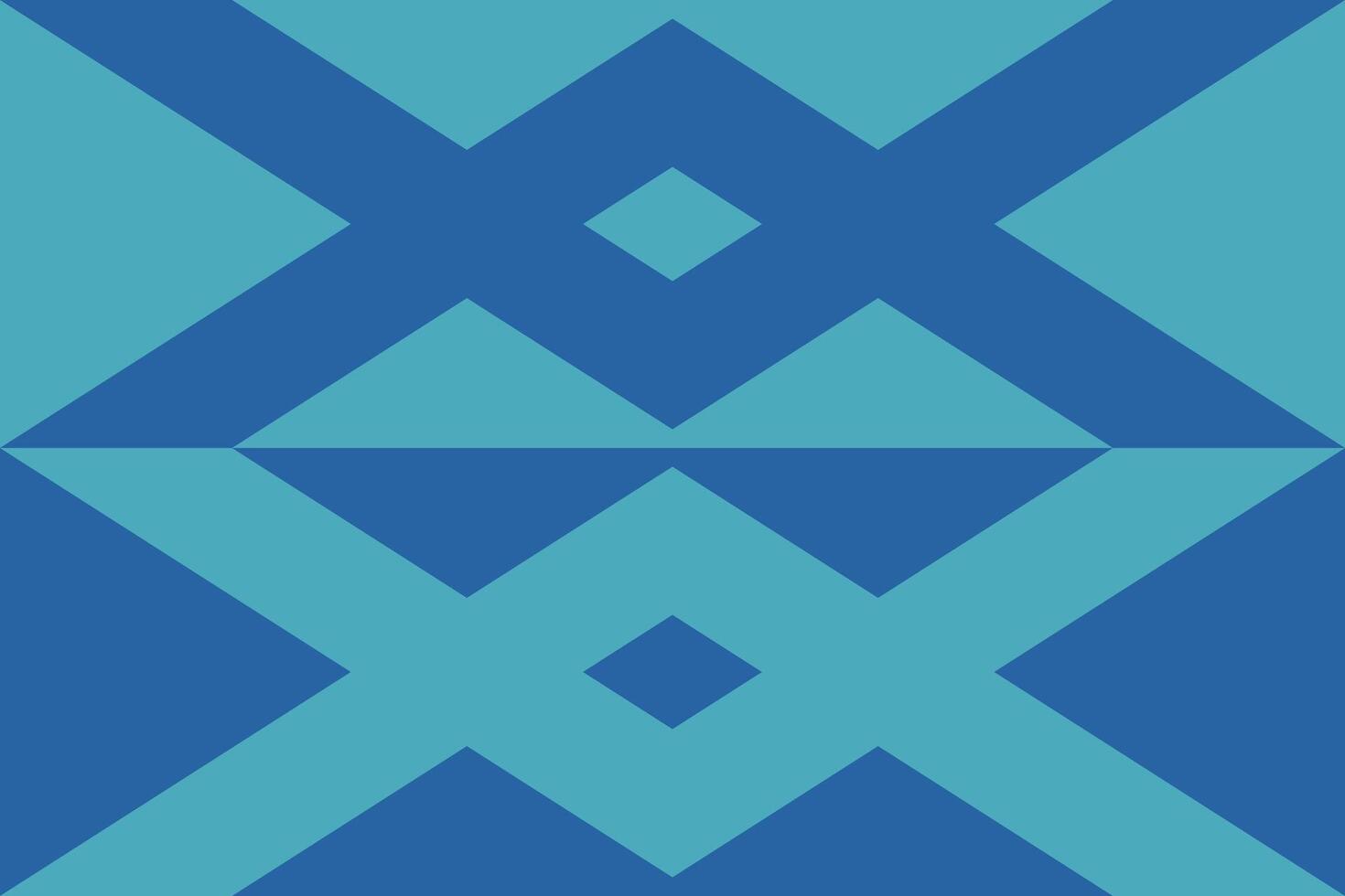 A blue and green geometric pattern vector
