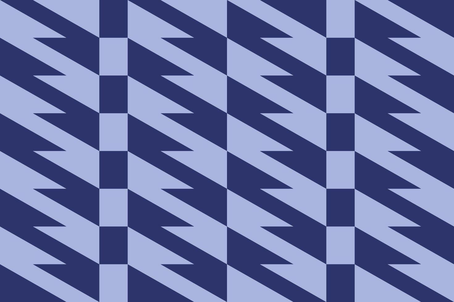 A blue and white chevron pattern vector