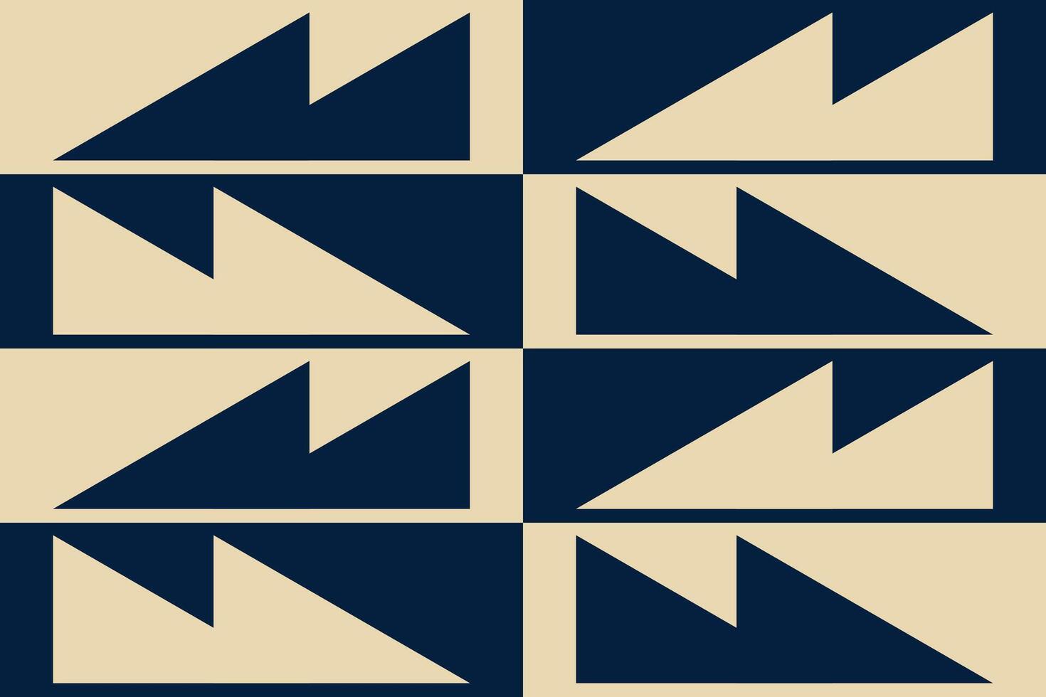 A pattern of triangles on a beige background vector