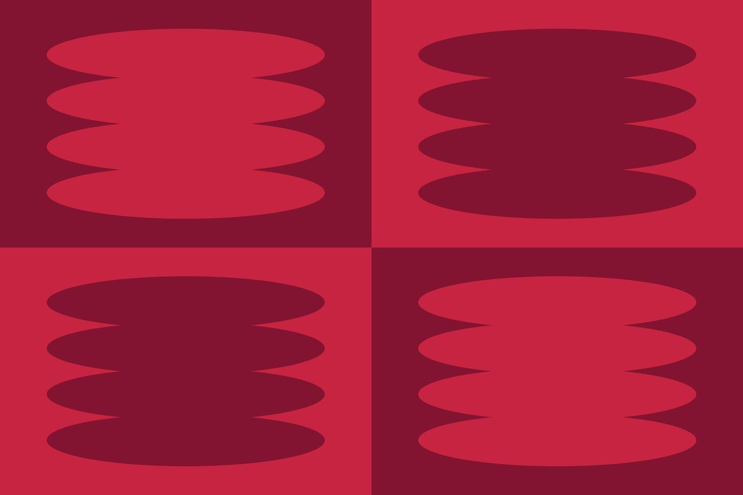 A red and black background with a pattern of circles vector