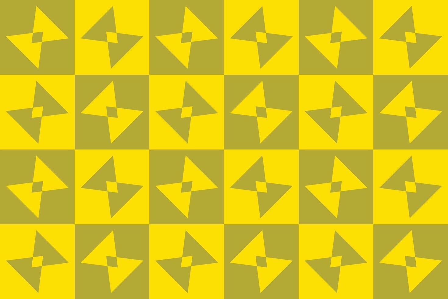 Yellow and green geometric pattern vector