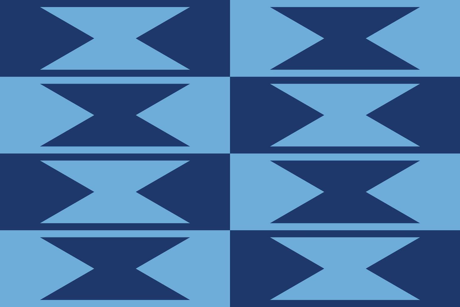 A blue and white pattern with an x on it vector