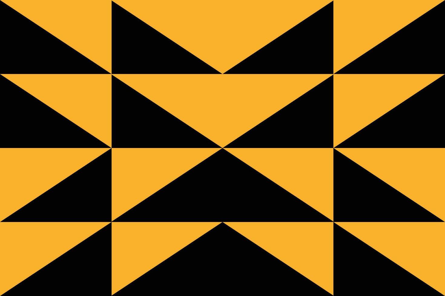 A black and yellow quilt with a star pattern vector
