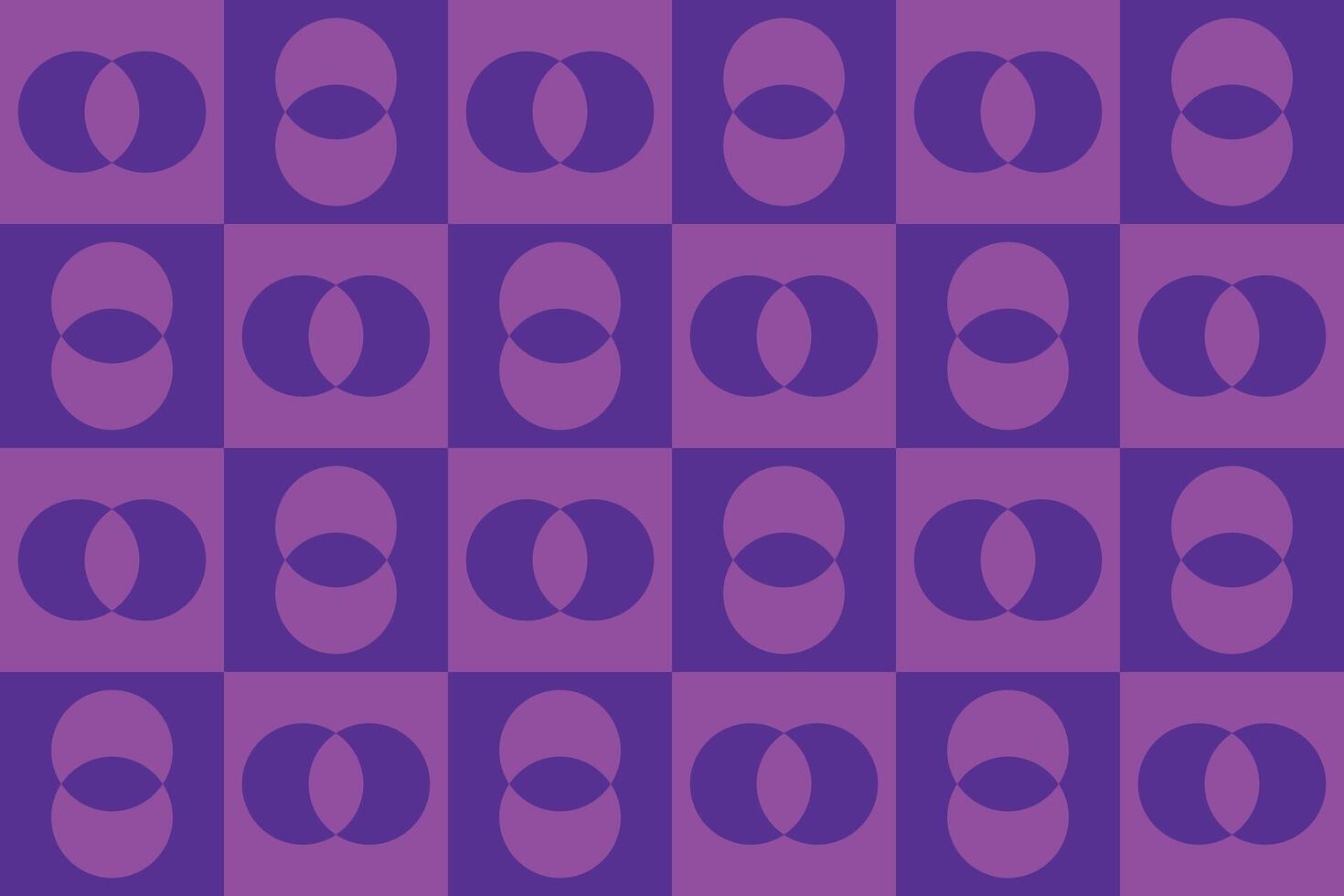 A purple and white background with circles vector
