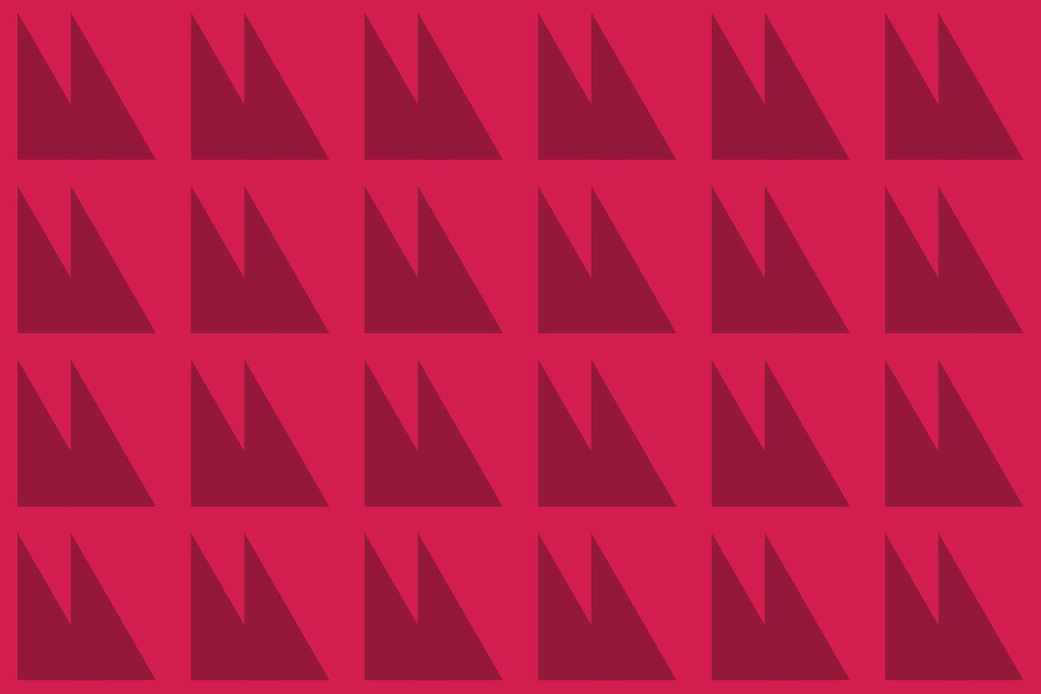 A red background with many triangles vector