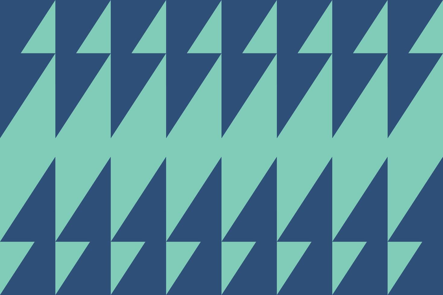 A blue and green pattern with triangles vector